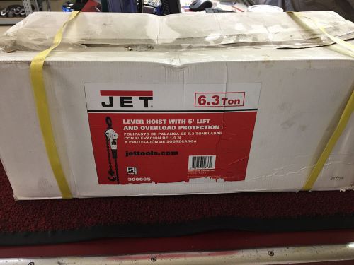 JET JLH-630WO-5 6-Ton Lever Hoist w/ 5&#039; Lift &amp; Overload Protection 360005 New