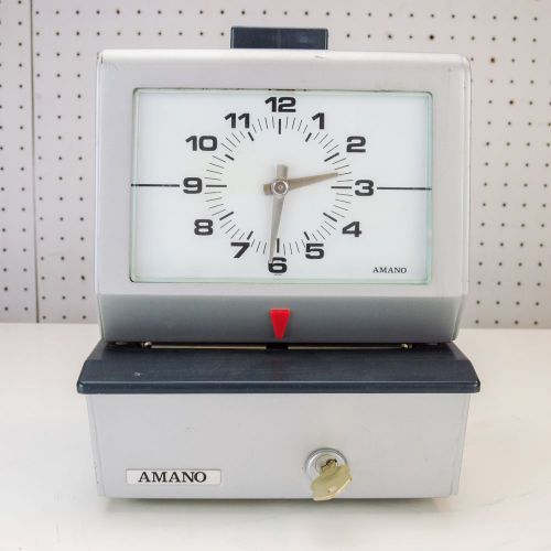 Amano 3533 Retail Mechanical Time Clock New Key