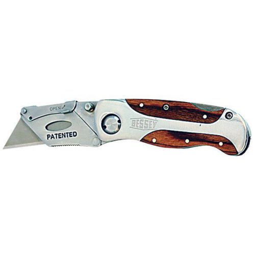BESSEY TOOLS, INC D-BKWH Utility Knife, D-BKWH Locking Utility Knife Wood