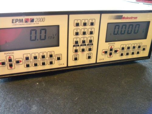 Molectron EPM2000/EPM2000 Dual-Channel Joulemeter/Power Meter