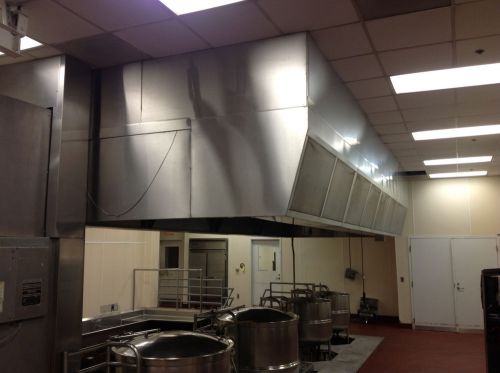 Avtec Commercial Exhaust Hood 10ft. X 24ft. Dismantled and ready to ship. No Fan