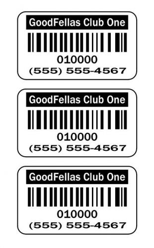 1000 Labels 1.75 x 1 Printed paper UPC Consecutive Bar Code Barcode Stickers