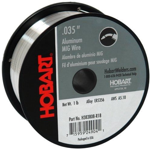 Hobart h383808-r18 1-pound er5356 aluminum welding wire, 0.035-inch for sale