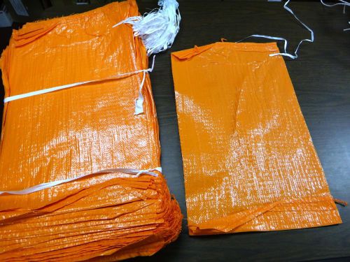 Sandbags 1000 Orange Empty Sandbags  14x26 UV TREATED