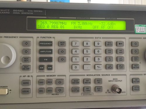 HP 8648C Signal Generator 9 KHz-3200 MHz
