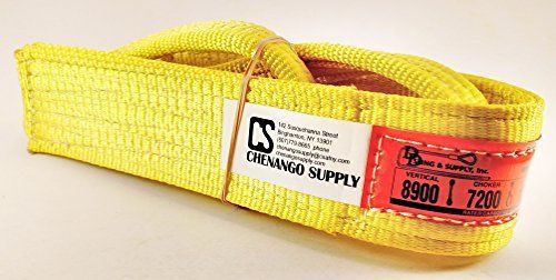 Dd sling. multiple sizes in listing! made in usa 3&#034; x 4, 2 ply, nylon lifting &amp; for sale