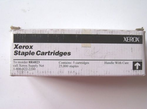 Xerox Staple Cartridges 5 Cartridges 25000 Staples Total 8R4023 New in Box