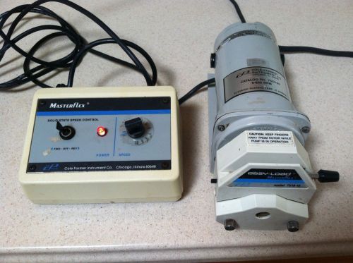 Masterflex solid state speed controller and easy-load model 7518-10 pump for sale