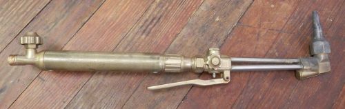 Used -  oxy acetylene cutting torch -  brass - harris 6290-2 tip for sale