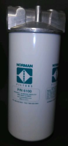 Norman 6100 hydraulic filter with head 140 micron absolute Denison p/n 506-87010