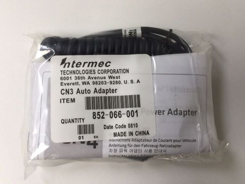 New Intermec CN3 / CN4 Series Auto Cig Charger- 852-066-001 Charging Power Cable