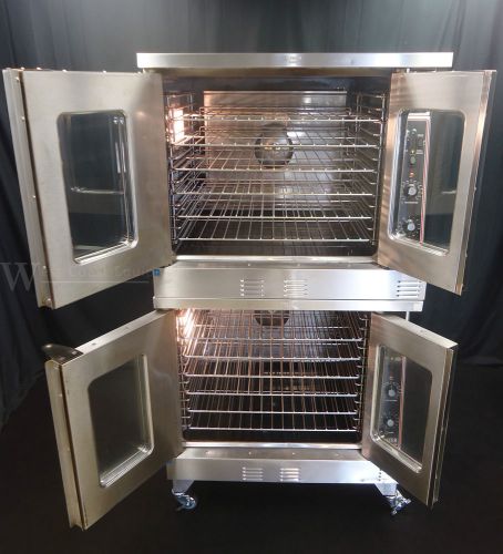 2012 GARLAND COMMERCIAL GAS DOUBLE CONVECTION OVEN NAT OR LP - MASTER SERIES!