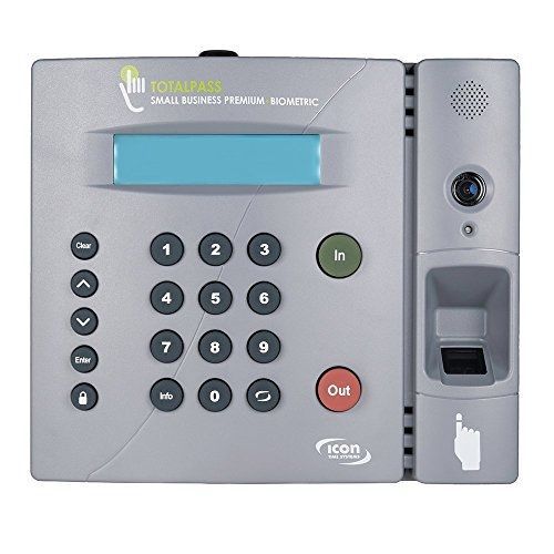 Icon Time System&#039;s TotalPass Small Business Premium| Biometric Time Clock