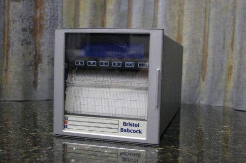 Bristol babcock 4345 digital strip chart recorder fully tested free shipping for sale