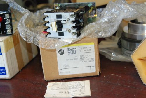 Allen-Bradley 500-TOD910, Size 00, 110v coil, Contactor, New in Box