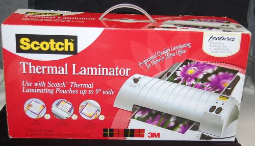 Scotch Thermal Laminator (TL901) 2 Roller System + 2 Laminating Pouches [S6315]