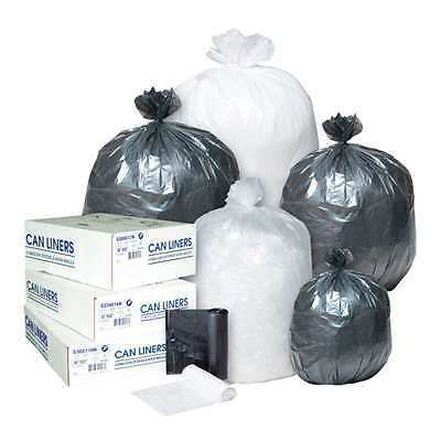 High-Density Can Liner 36 x 60 55-Gallon 17 Micron Clear 25/Roll