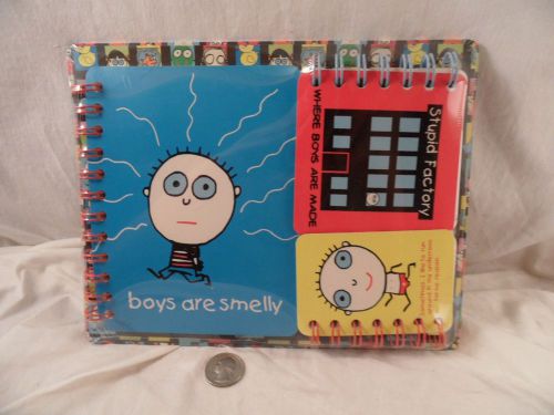 David and Goliath 3 Novelty Notepads Boys are Smelly Stupid Factory Underroos