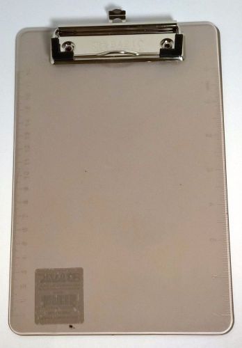 Bazic memo size plastic clipboard,6&#034;x9&#034; color clipboard,gray clipboards for sale