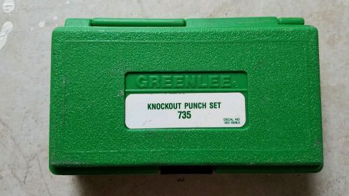 Greenlee Knockout Punch Set 735