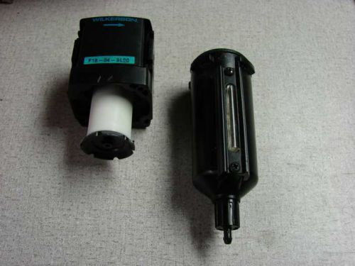 Wilkerson F18-04-SL00 compressed air filter 1/2&#034; ports site glass cracked