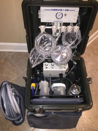 Aseptico Portable Dental Delivery Unit and Compressor Transport Anywhere