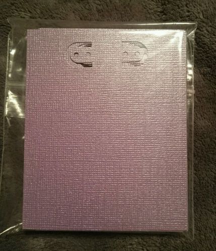 NEW Handmade Earring jewelry display card, 3x4 inch, 31 pcs, met text purple