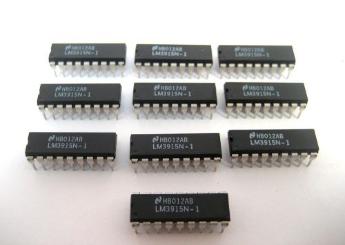 Lm3915n-1 ic: dot/bar display driver: 16-pin dip: popular ic: 10/lot great price for sale