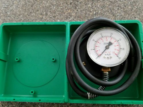 Fisher Controls Water Column 0-35 Pressure Gauge 0-20 Made by Fisher Governor Co