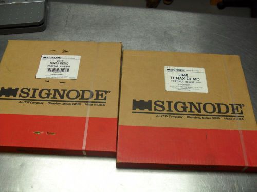 QTY 2 Boxes  SIGNODE 2040 - 2X1458G INDUSTRIAL STRAPPING  TENAX DEMO