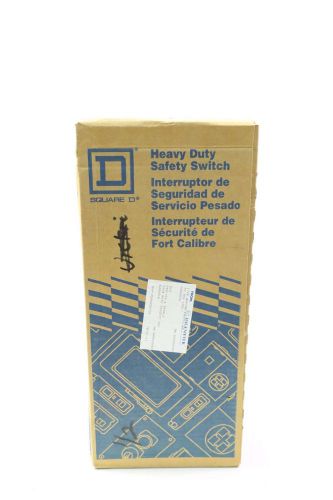 NEW SQUARE D HU361AWK 30A 600V-AC NON-FUSIBLE SAFETY DISCONNECT SWITCH D529855