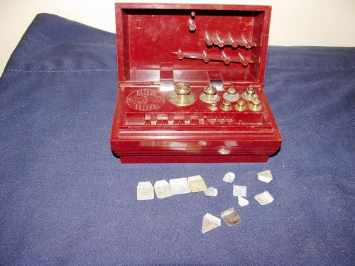 Vintage OHAUS Sto-A-Weigh Weights in Grams