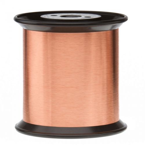 43 AWG Gauge Enameled Copper Magnet Wire 5.0 lbs 0.0024&#034; 155C Natural MW-79-C