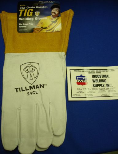 Tillman 24cl tig welding gloves large top grain kidskin for sale