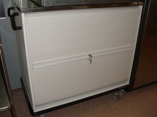 Datel Roll Front Cabinet on Casters Didage Sales Co