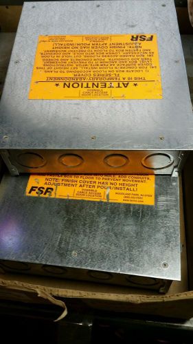 2 FSR CONCRETE TIGHT FLOOR BOX FL-500-3-B
