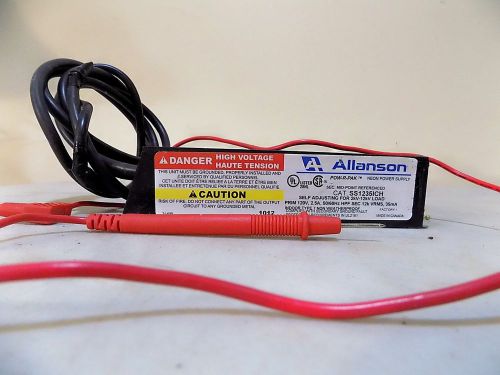 Allanson ss1235ich self adjusting electronic neon sign transformer used works for sale