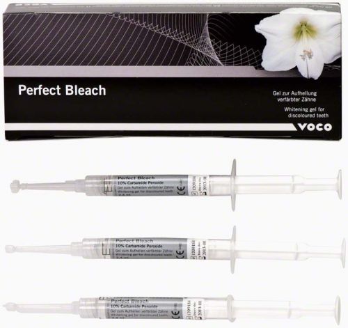 Voco perfect bleach 16% refill syringes (3 x 2.4 ml) whitening gel for sale
