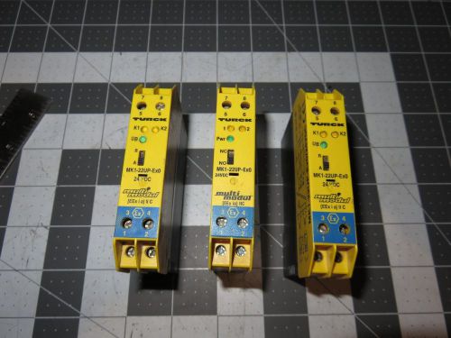 TURCK MK1-22UP-EX0/24VDC 2 CHANNEL ISOLATING SWITCHING AMPLIFIER MULIT MODULE