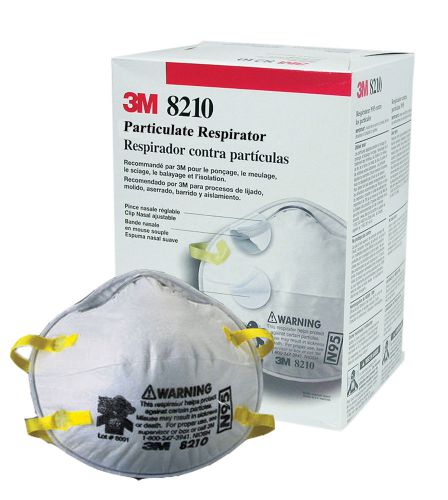 3M N95 8210 Particulate Respirator, 8 Boxes/20 Masks Each, Free US Shipping