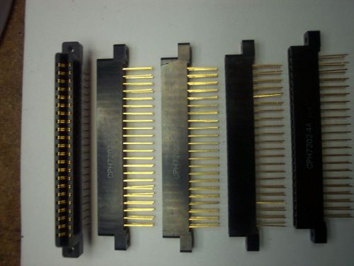 5 PCS SAE 44 pin Card Edge Connector 22x2 Rows 44 Gold Pins - WW - FREE SHIP