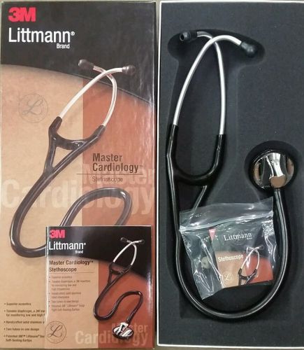 3M Littmann Master Cardiology - Black Tube Stethoscope 2159 22&#034; Inch Tube