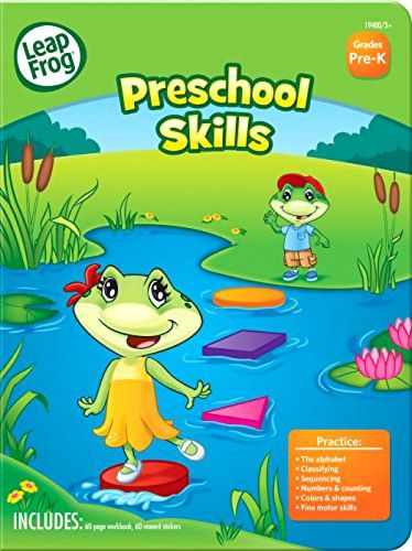 LeapFrog Preschool Skills Workbook, 60 Pages and 60 Reward Stickers (19400)