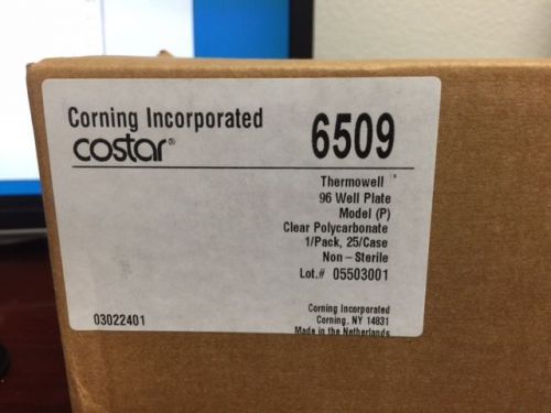 Corning Thermowell 6509 Polycarbonate Model(P) 96 Well Plate QTY: 25/box