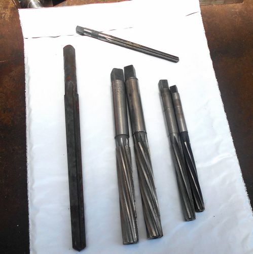 1/2&#034; hss hand reamer - spiral flute- lot of 2 +#8 pin reamer &amp; much more -lot for sale