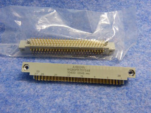 Lot of 2 AIRBORN WG80PR7SY548 Angle Connector