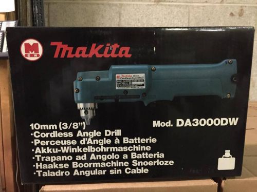 Makita 10mm 3/8&#034; Cordless Angle Drill Mod. DA3000DW Brand New