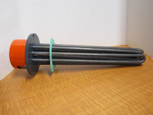 Tempco tpn01179 6-1/2&#034; non-pressure rated flanged heater element 12000w 460v new for sale