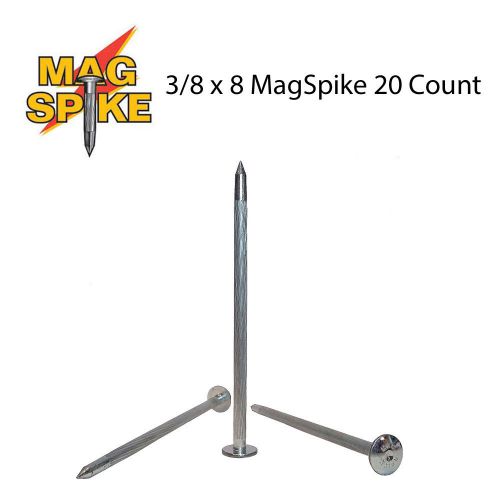 New Mag Spike 3/8 x 8 Inch Survey Nail 20 Count