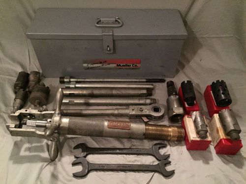 Mueller d-5 drilling machine and accessories (adapters, drills, and holders). for sale